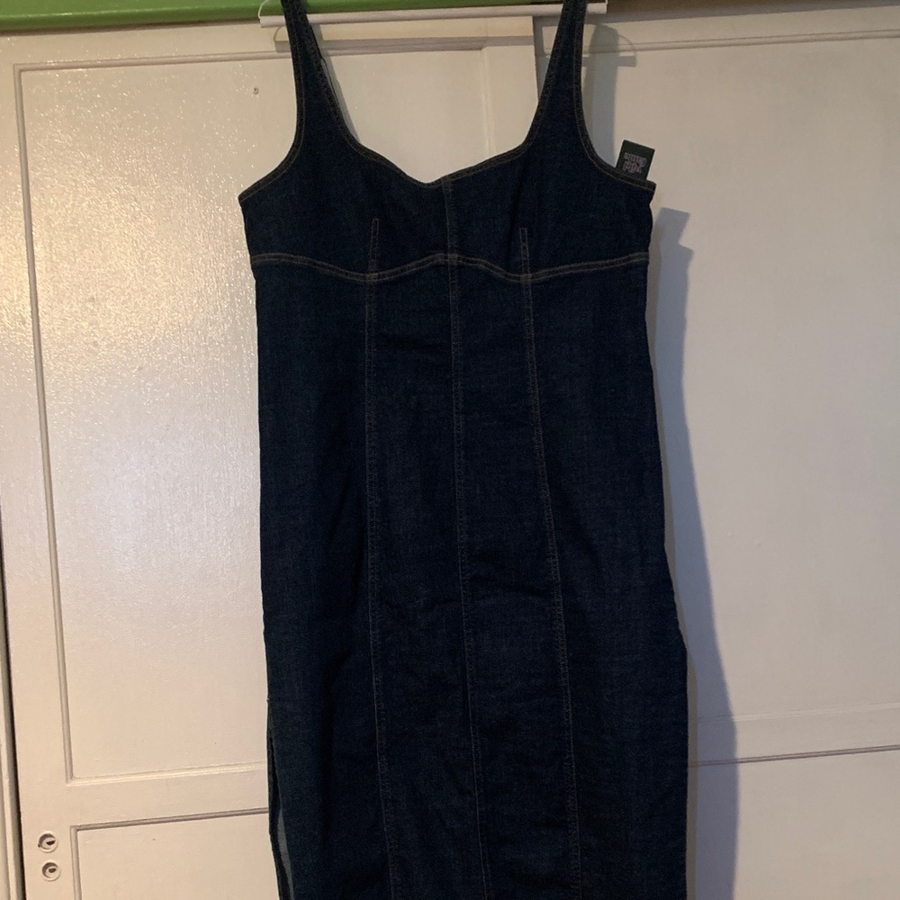 Wild Fable Indigo Denim Midi Dress